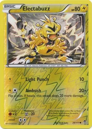 XY Furious Fists - Electabuzz Reverse