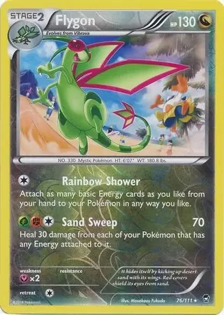 XY Furious Fists - Flygon Reverse