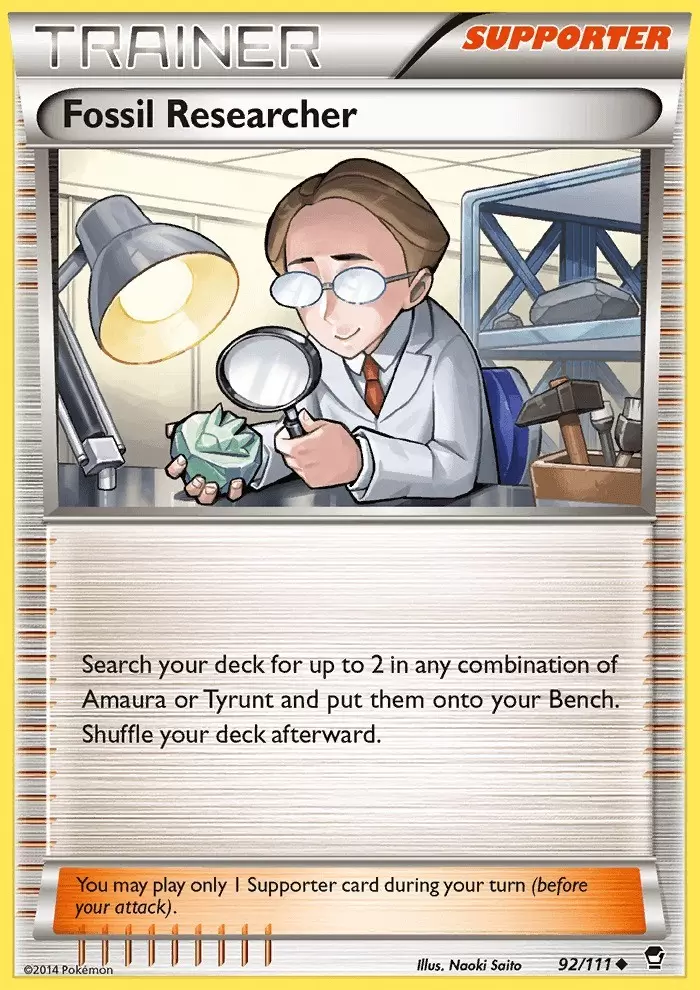 XY Furious Fists - Fossil Researcher