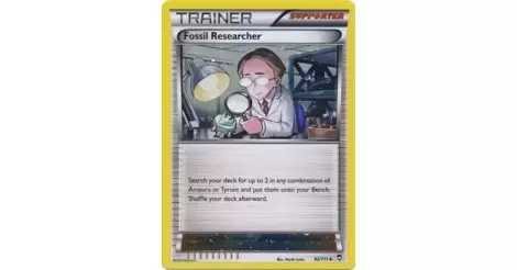 Furious Fists 92/111 Fossil Researcher Reverse Holo Pokemon Card