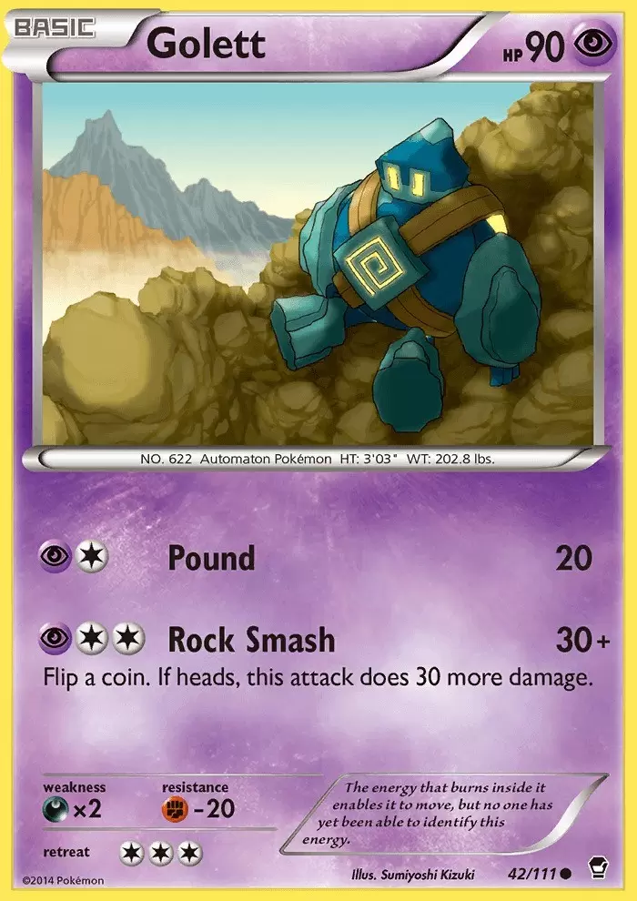 XY Furious Fists - Golett
