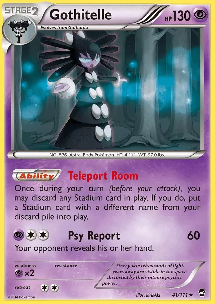 XY Furious Fists - Gothitelle