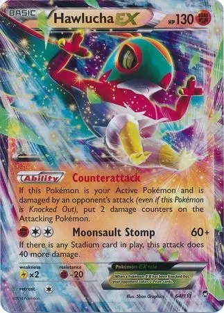 XY Furious Fists - Hawlucha EX