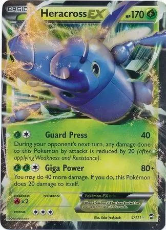 XY Furious Fists - Heracross EX