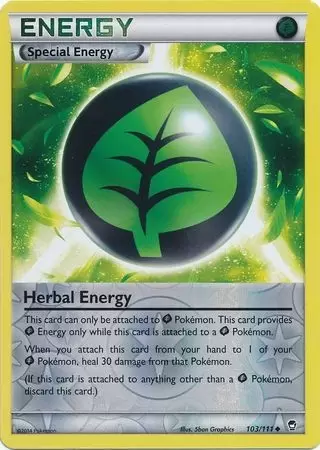 XY Furious Fists - Herbal Energy Reverse