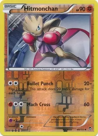 XY Furious Fists - Hitmonchan Reverse