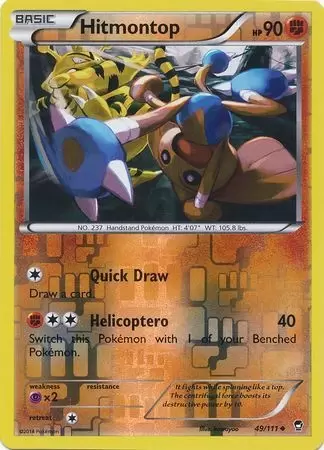 XY Furious Fists - Hitmontop Reverse