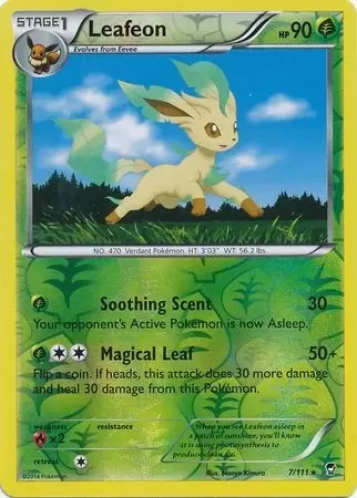 XY Furious Fists - Leafeon Reverse