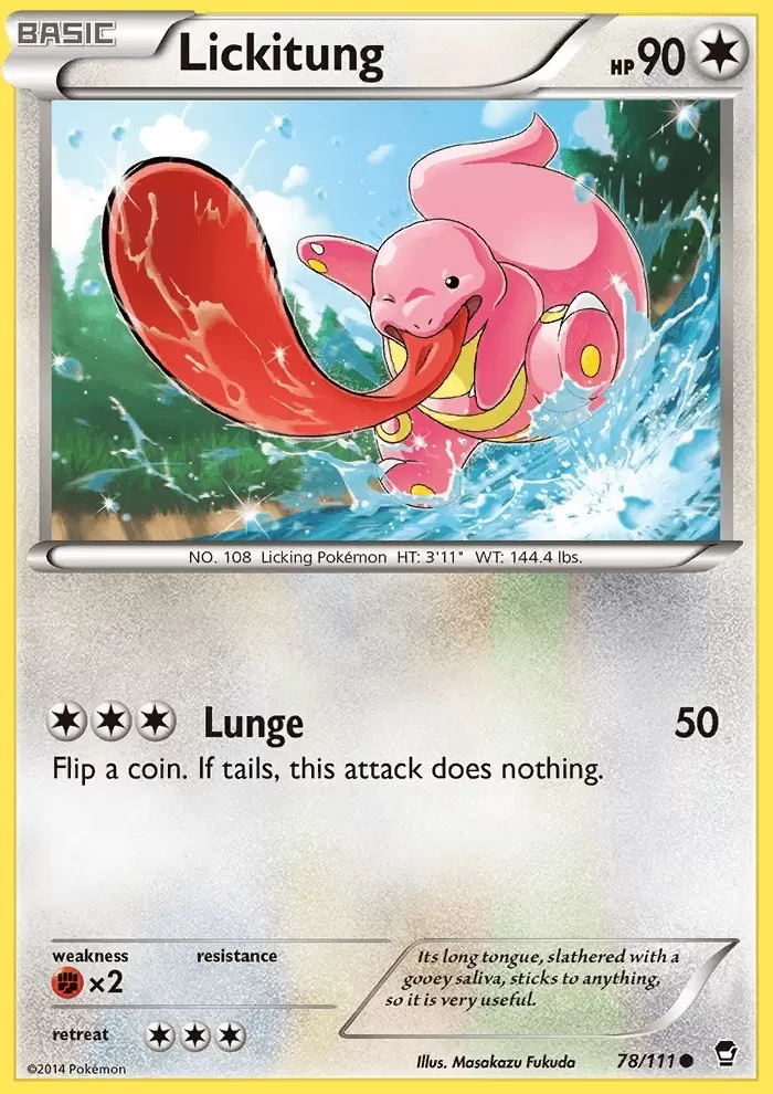 XY Furious Fists - Lickitung