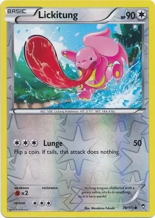 XY Furious Fists - Lickitung Reverse