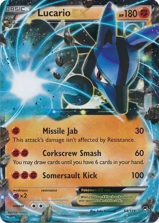 XY Furious Fists - Lucario EX