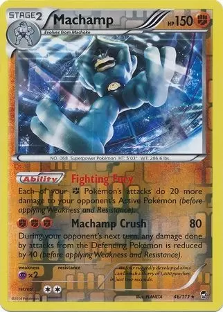 XY Furious Fists - Machamp Reverse