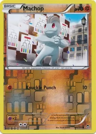 XY Furious Fists - Machop Reverse