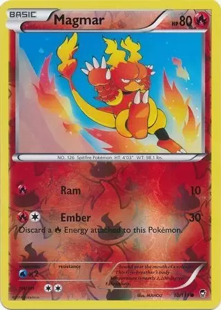 XY Furious Fists - Magmar Reverse