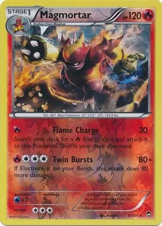 XY Furious Fists - Magmortar Reverse