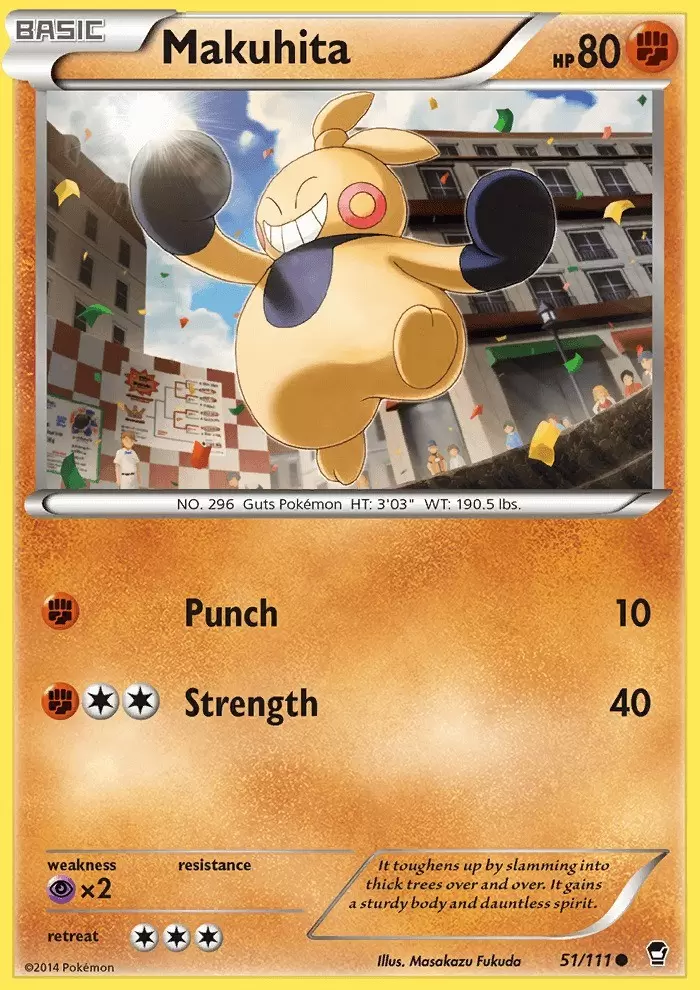 XY Furious Fists - Makuhita