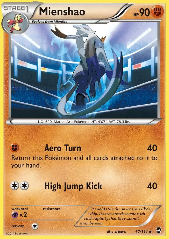 XY Furious Fists - Mienshao