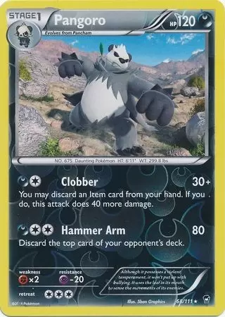 XY Furious Fists - Pangoro Reverse