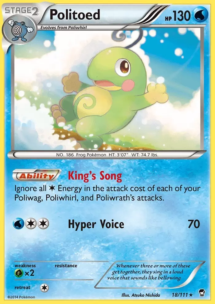 XY Furious Fists - Politoed