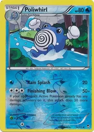 XY Furious Fists - Poliwhirl Reverse