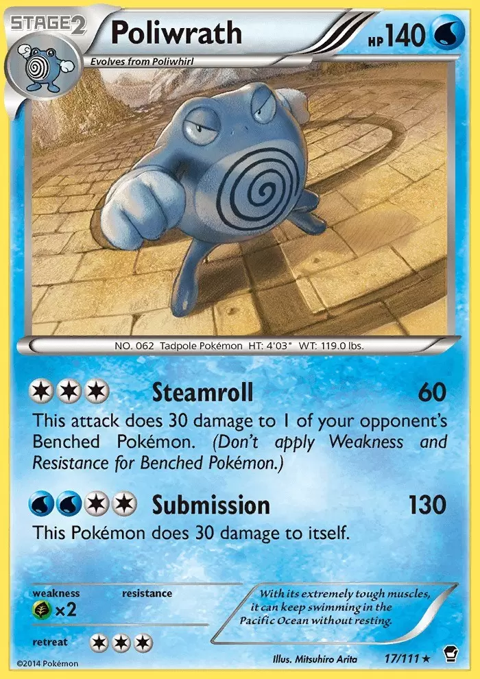 XY Furious Fists - Poliwrath Holo