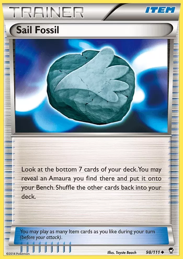 XY Furious Fists - Sail Fossil