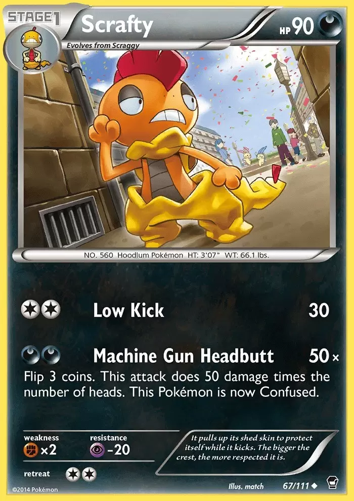 XY Furious Fists - Scrafty