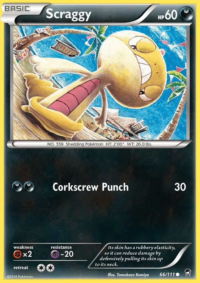 XY Furious Fists - Scraggy