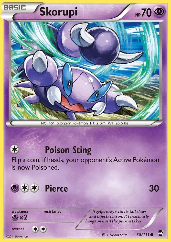 XY Furious Fists - Skorupi
