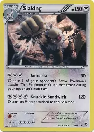 XY Furious Fists - Slaking Holo
