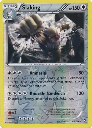 XY Furious Fists - Slaking Reverse