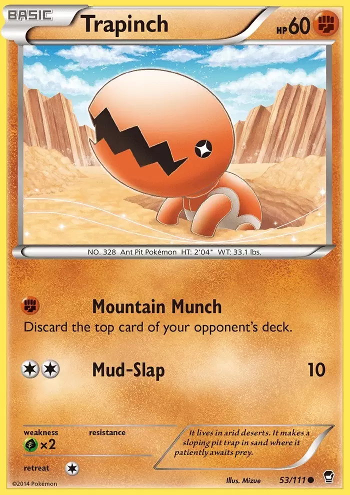 XY Furious Fists - Trapinch