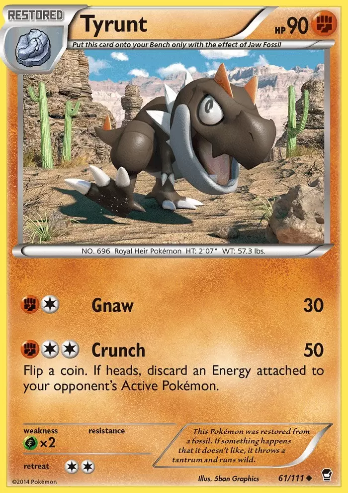 XY Furious Fists - Tyrunt
