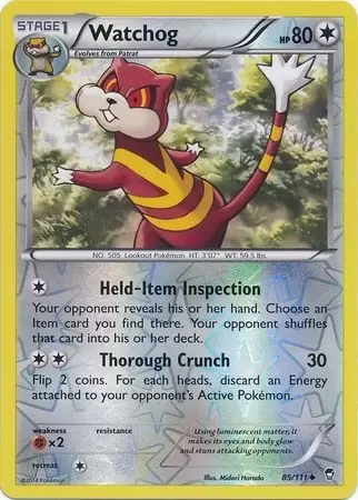 XY Furious Fists - Watchog Reverse
