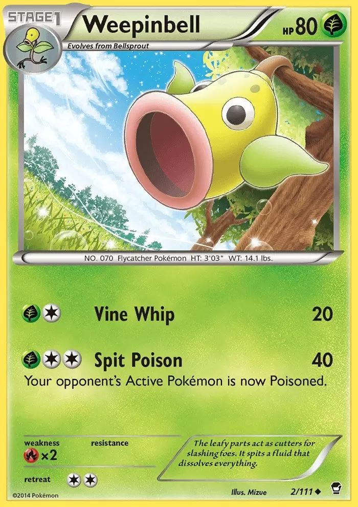 XY Furious Fists - Weepinbell