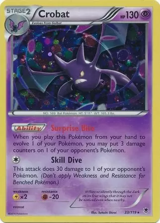 XY Phantom Forces - Crobat Cosmos Holo