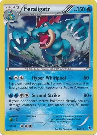 XY Phantom Forces - Feraligatr Cosmos Holo