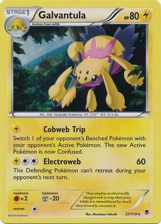 XY Phantom Forces - Galvantula Holo Cracked Ice