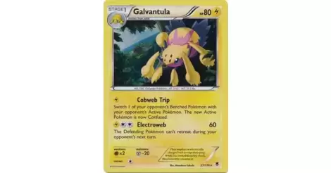 Galvantula - Pokémon Elétrico Raro 27/119 Pokemon Card Game