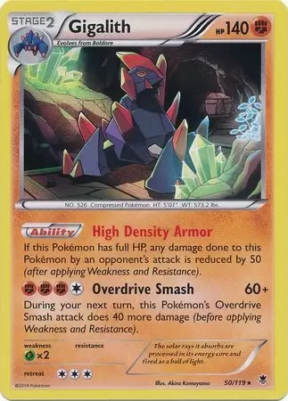 XY Phantom Forces - Gigalith Holo