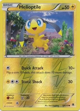 XY Phantom Forces - Helioptile Reverse