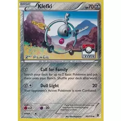 Klefki Reverse 2nd Place Pokemon League