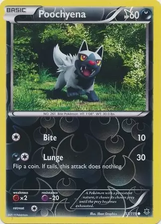 XY Phantom Forces - Poochyena Reverse