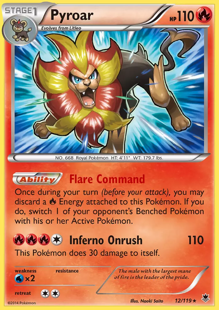 XY Phantom Forces - Pyroar