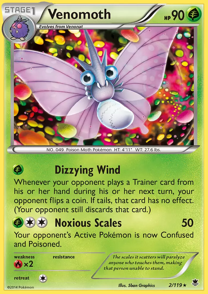 XY Phantom Forces - Venomoth