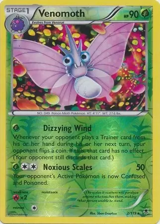 XY Phantom Forces - Venomoth Reverse