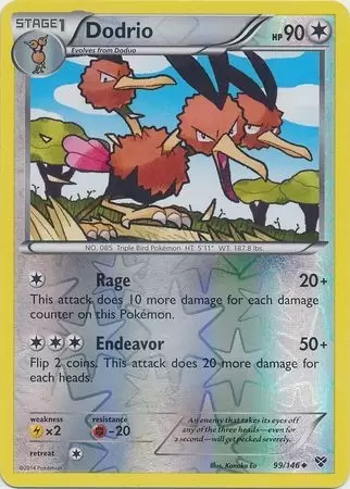 XY Series - Dodrio Reverse
