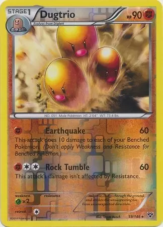 XY Series - Dugtrio Reverse