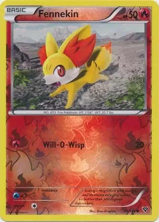 XY Series - Fennekin Reverse