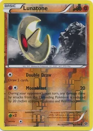 XY Series - Lunatone Reverse
